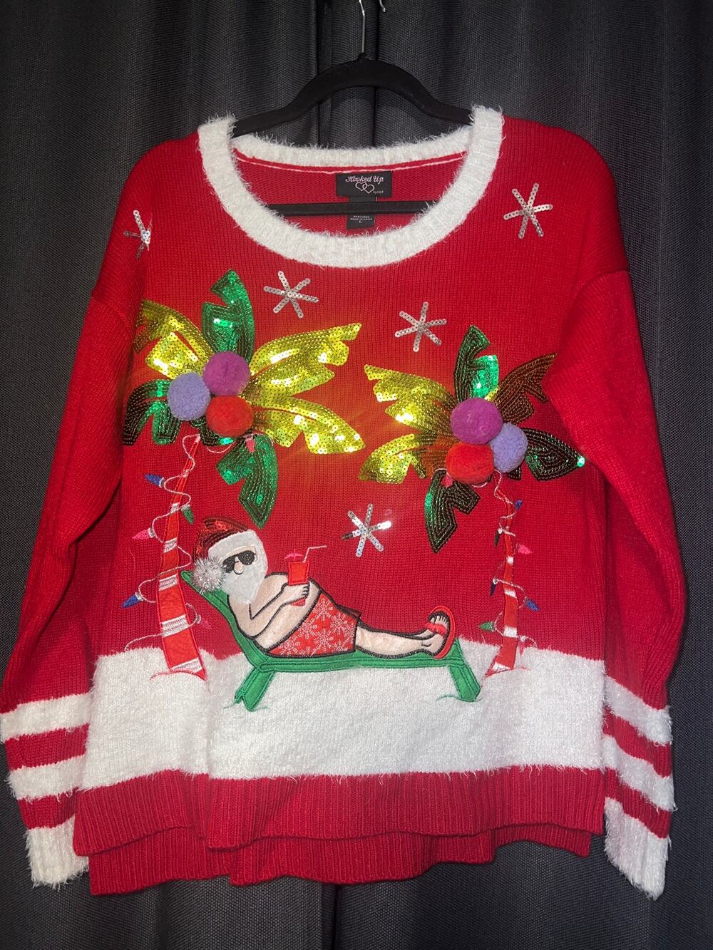 Ugly Christmas Sweater Xmas Size Large